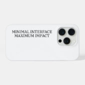 Hardware Shield | Minimal Interface Tactical iPhoneケース (裏面横)