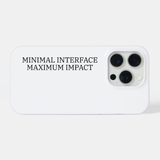 Hardware Shield | Minimal Interface Tactical iPhoneケース (裏面横)