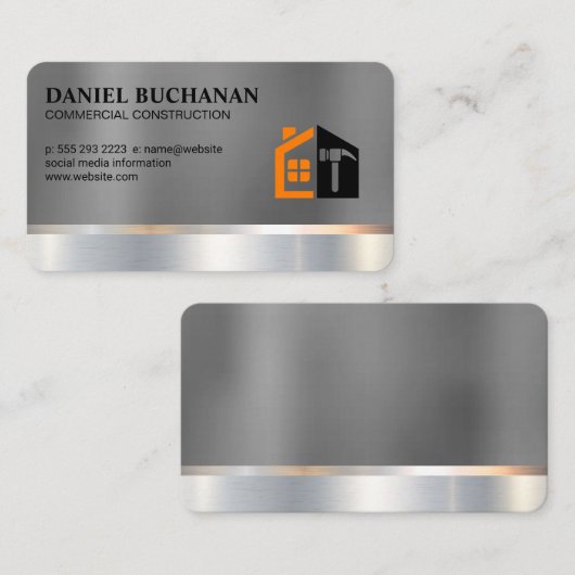 Hardware Tools | Hammer | Construction 名刺 (正面/裏面)