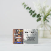 Hardware Tools | Handyman | General Contractor 名刺 (スタンド正面)