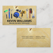 Hardware Tools | Wood Grain 名刺 (正面/裏面)