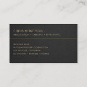 Hardwood Flooring Professional 名刺 (裏面)