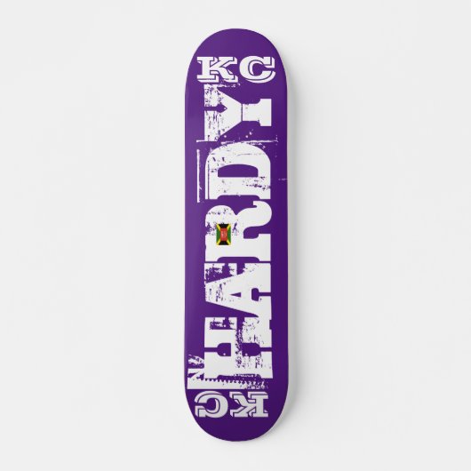 HARDY JMTSKATBBOARD スケートボード、7¾インチデッキ スケートボード (正面)