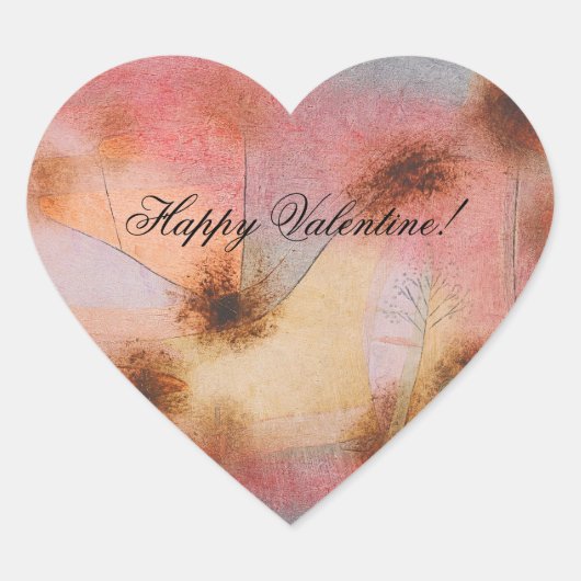 Hardy Plants、Paul Klee ハートシール (正面)