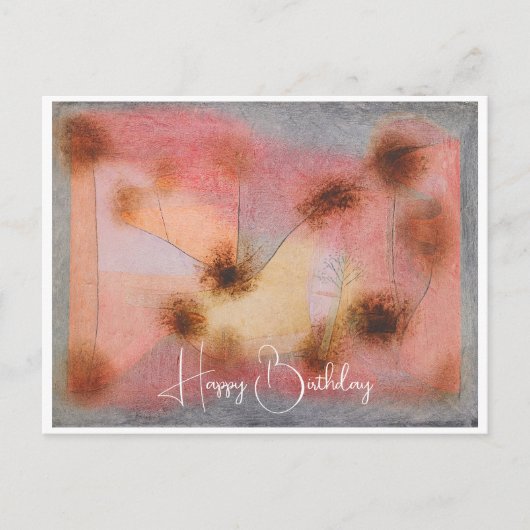 Hardy Plants、Paul Klee ポストカード (正面)