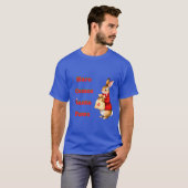 Hare Comes Santa Paws T-Shirt Tシャツ (正面フル)