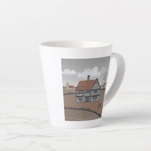 Hare House カフェラテマグ (右アングル)