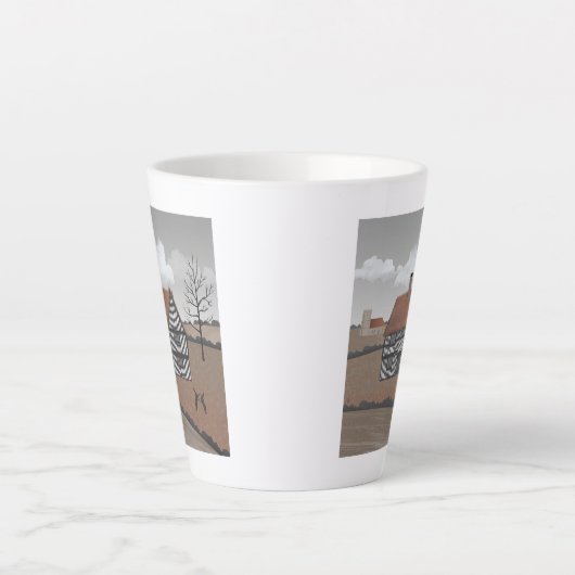 Hare House カフェラテマグ (正面)