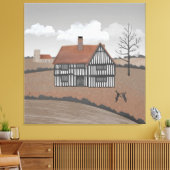 Hare House キャンバスプリント (インサイチュ (リビング))