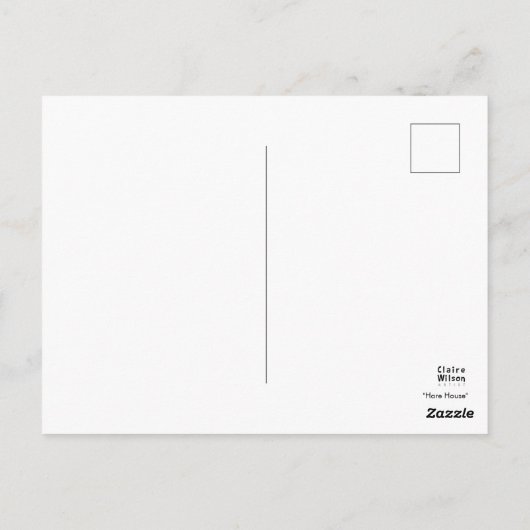 Hare House Postcard ポストカード (裏面)