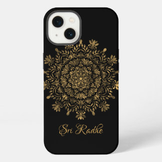 Hare Krishna アート - シュリーラデー タイポグラフィー iPhone 13ケース
