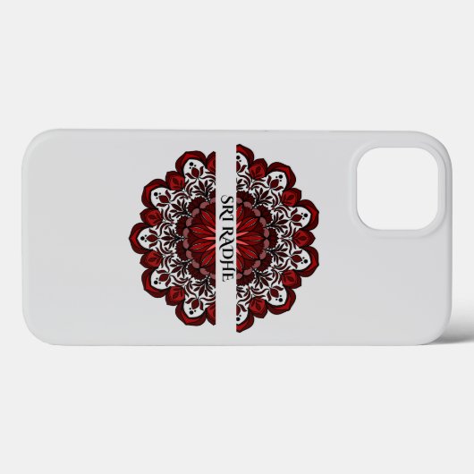 Hare Krishna - Sri Radhe - Radha Krishna flowers Case-Mate iPhoneケース (裏面 (横))