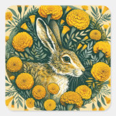 Hare Marigold                                      スクエアシール (正面)