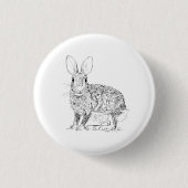 Hare / Rabbit 缶バッジ (正面)