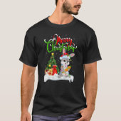 Hare  Xmas Decorations Santa Hare Christmas Tシャツ (正面)