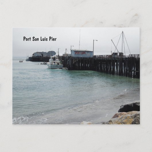Harford Pier, Port San Luis, Avilaの概要 ポストカード (正面)