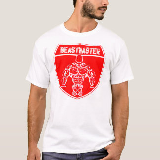 Hargis筋肉Beastmasterの赤の盾 Tシャツ