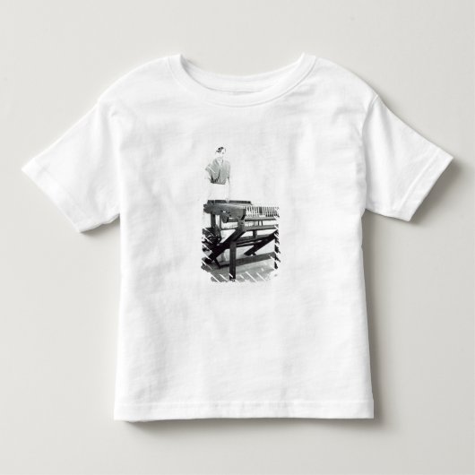 Hargreavesの「回転のJennyの復元 トドラーTシャツ (正面)