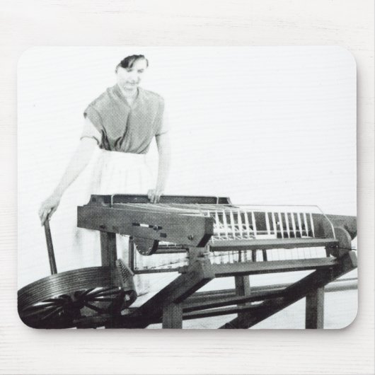 Hargreavesの「回転のJennyの復元 マウスパッド (正面)