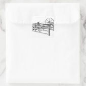 Hargreaves's Spinning Jenny、刻印 スクエアシール (バッグ)