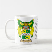 Hargrove、起源、意味および頂上 コーヒーマグカップ (左)