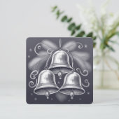 Hark, How the Bells：ミニマルなクリスマスカード シーズンカード (スタンド正面)