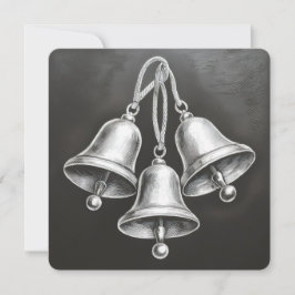 Hark, How the Bells:ミニマルなクリスマスカード シーズンカード