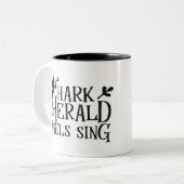 Hark the Herald Angel Sing ツートーンマグカップ (正面左)