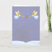  Hark The Herald Angels Sing Christmas Carol  カード (裏面)