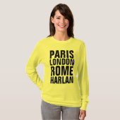 HARLAN Kentucky Tシャツ、PARIS ROME LONDON Tシャツ (正面フル)