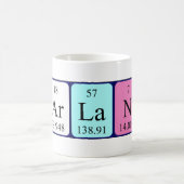 Harland定期テーブル名mag コーヒーマグカップ (中央)