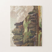 Harlechの城I、ウェールズ ジグソーパズル (縦)