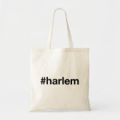 HARLEMハッシュタグ トートバッグ (正面)