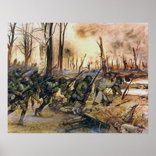 Harlem Hell Fighters Séchault H. Charles McBarron  ポスター (正面)