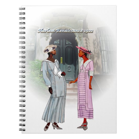 Harlem Renaissance Conversation – 1922 Watercolor  ノートブック (正面)
