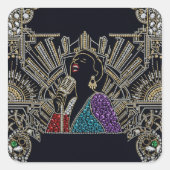 Harlem Renaissance Glam スクエアシール (正面)