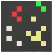 Harlequin白黒ダイヤモンドパターン ファブリック (クローズアップ)