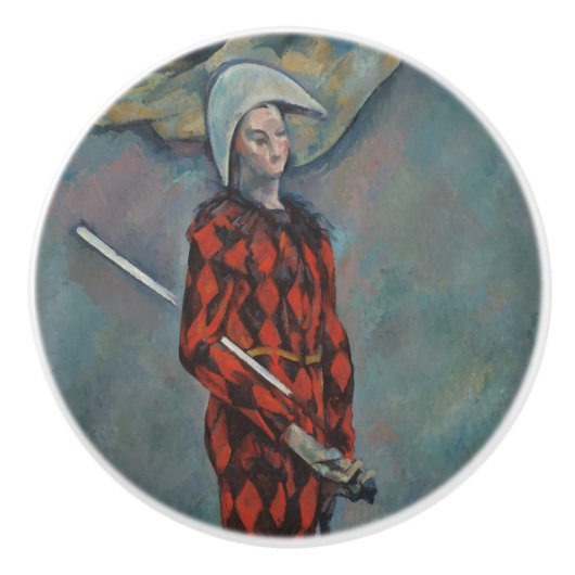 Harlequin （ジョーカー） (by Paul Cemanne) セラミックノブ (正面)