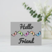 『Harlequin』（ハローフレンド） ポストカード (スタンド正面)