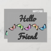 『Harlequin』（ハローフレンド） ポストカード (正面/裏面)