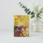 HARLEQUIN，赤い黄色の緑の輝き 名刺 (スタンド正面)