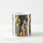 Harlequin at a Table by Juan Gris, ヴィンテージ・キュービズム コーヒーマグカップ (中央)