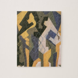 Harlequin at a Table by Juan Gris, ヴィンテージ・キュービズム ジグソーパズル