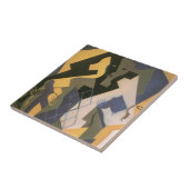 Harlequin at a Table by Juan Gris, ヴィンテージ・キュービズム タイル (側面)