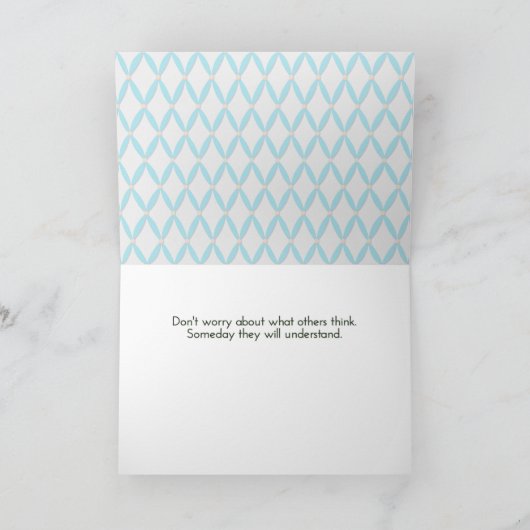 Harlequin Be Yourself カード (内部)