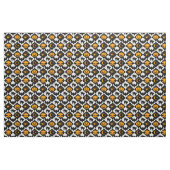 Harlequin Black and White Diamond Pattern ファブリック (ヤード)