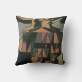 Harlequin by Juan Grisヴィンテージ・キュービズム・アート クッション (裏面)