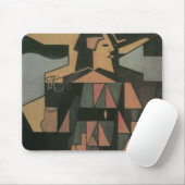 Harlequin by Juan Grisヴィンテージ・キュービズム・アート マウスパッド (マウス)