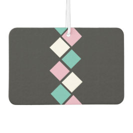 Harlequin Car Air Freshener (Black, Aqua & Pink) カーエアーフレッシュナー