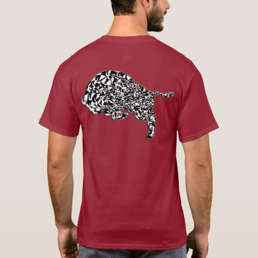 Harlequin Cattle Shirt - 2 sided Tシャツ (裏面)